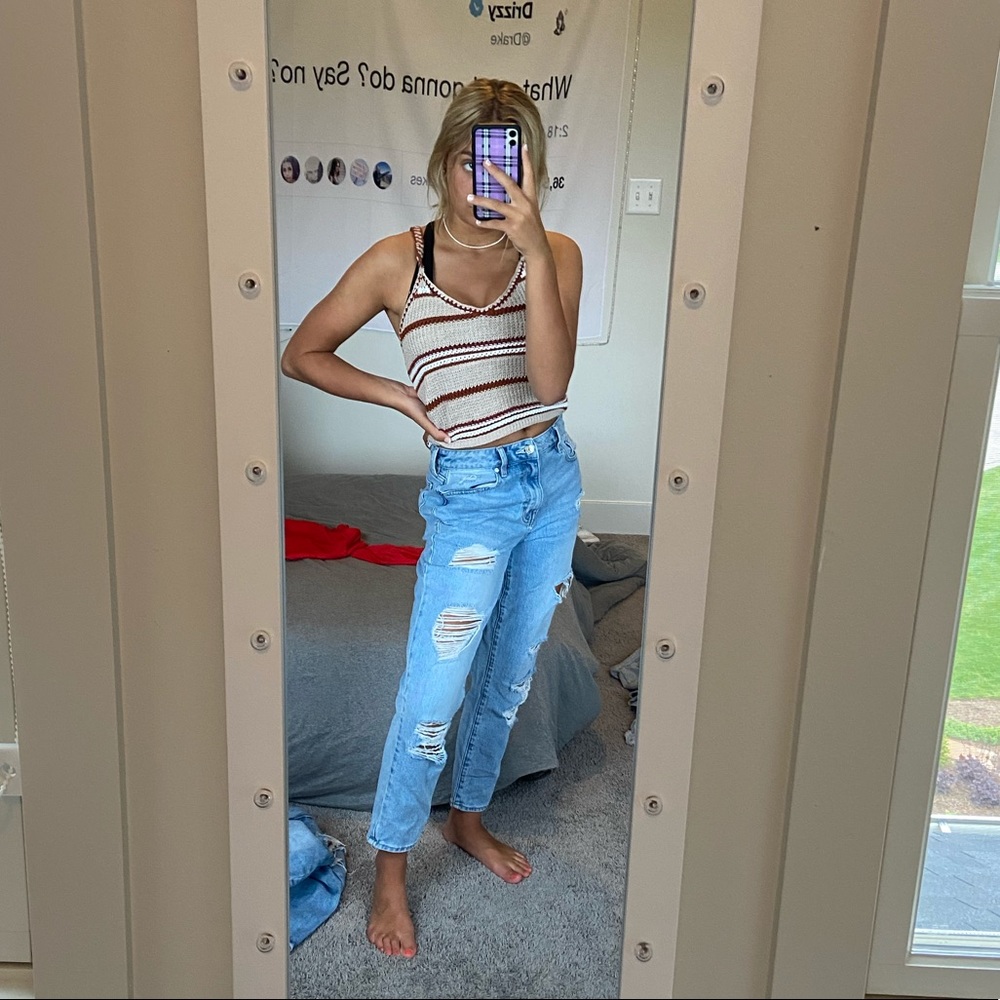 knitted crop top